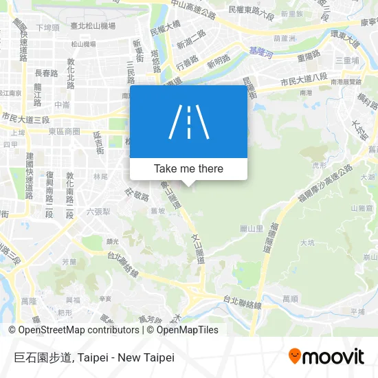 巨石園步道 map
