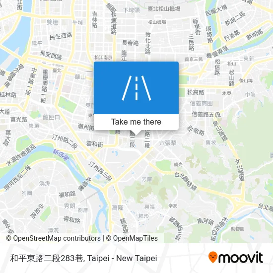 和平東路二段283巷地圖