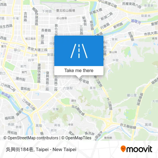 吳興街184巷 map