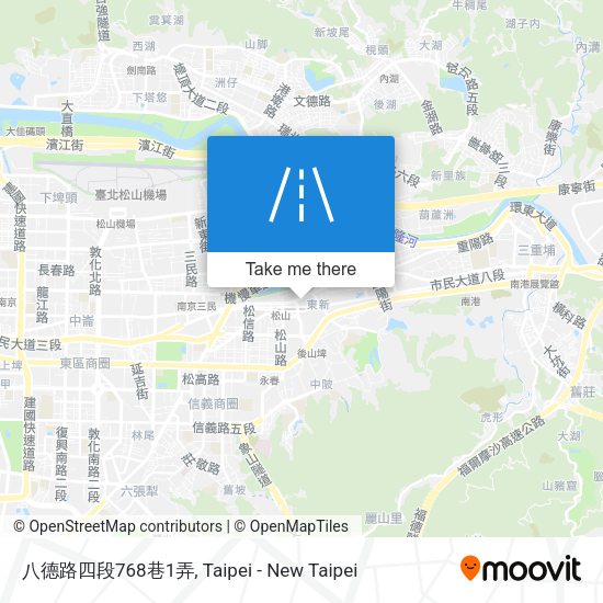 八德路四段768巷1弄地圖