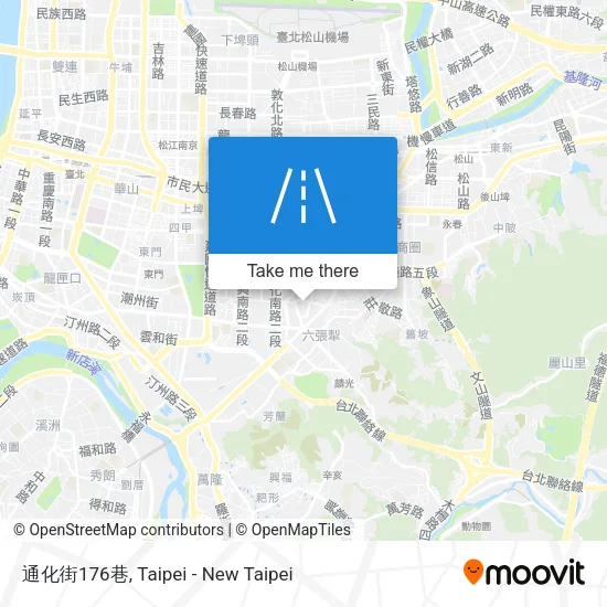 通化街176巷地圖