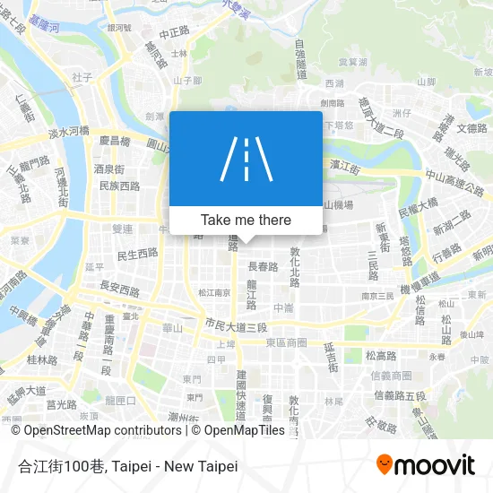 合江街100巷地圖