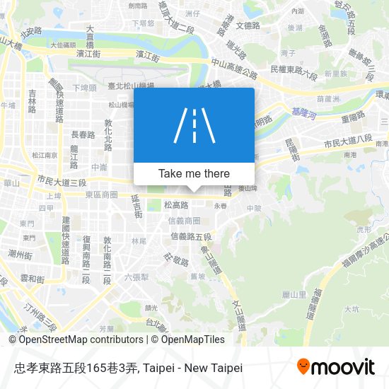 忠孝東路五段165巷3弄地圖