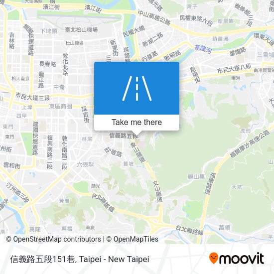 信義路五段151巷地圖