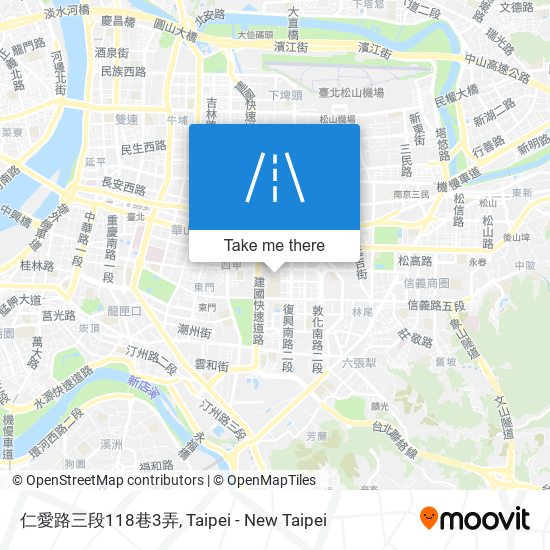 仁愛路三段118巷3弄地圖