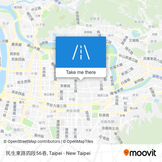 民生東路四段56巷地圖