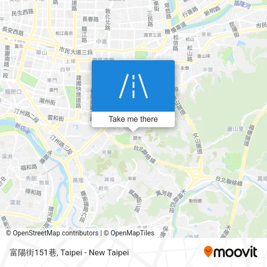 富陽街151巷地圖