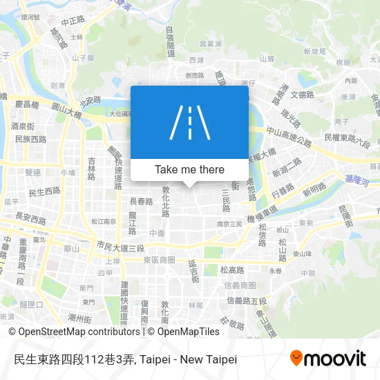 民生東路四段112巷3弄地圖