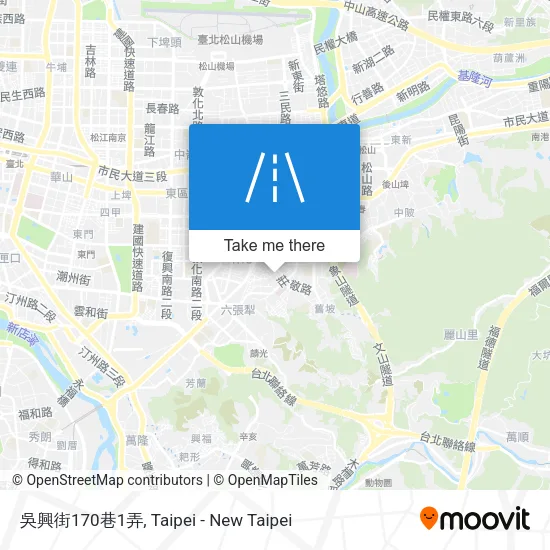 吳興街170巷1弄地圖