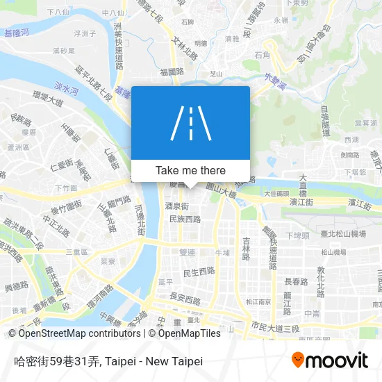 哈密街59巷31弄地圖
