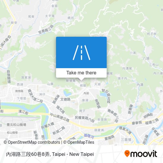 內湖路三段60巷8弄地圖