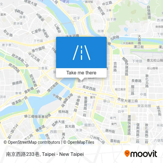 南京西路233巷地圖