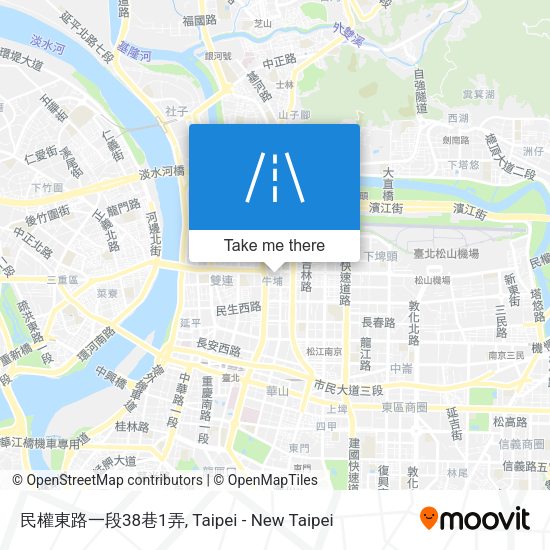 民權東路一段38巷1弄 map
