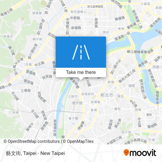 藝文街 map