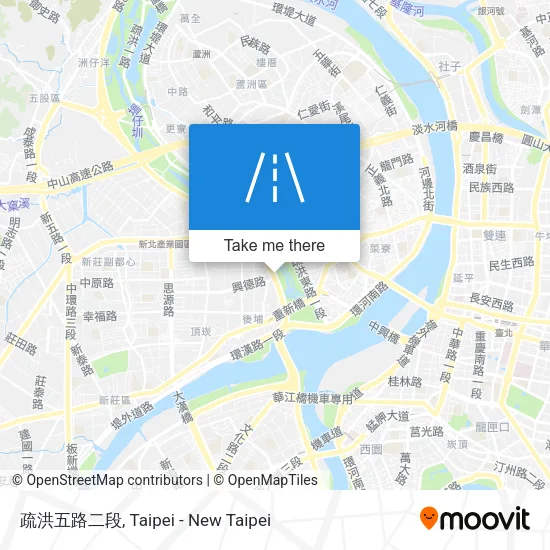 疏洪五路二段地圖