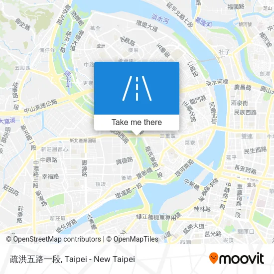 疏洪五路一段 map