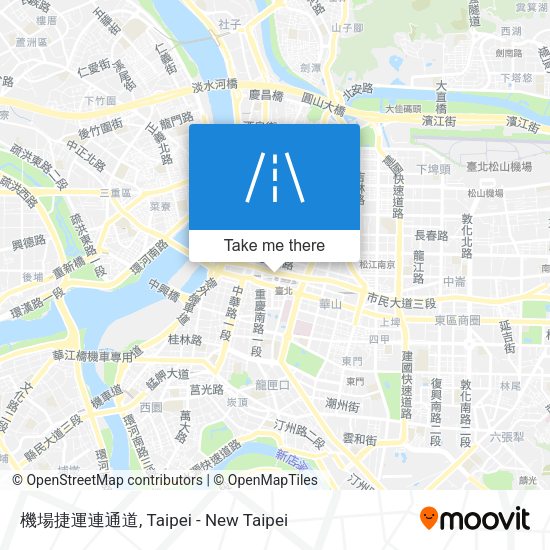 機場捷運連通道地圖