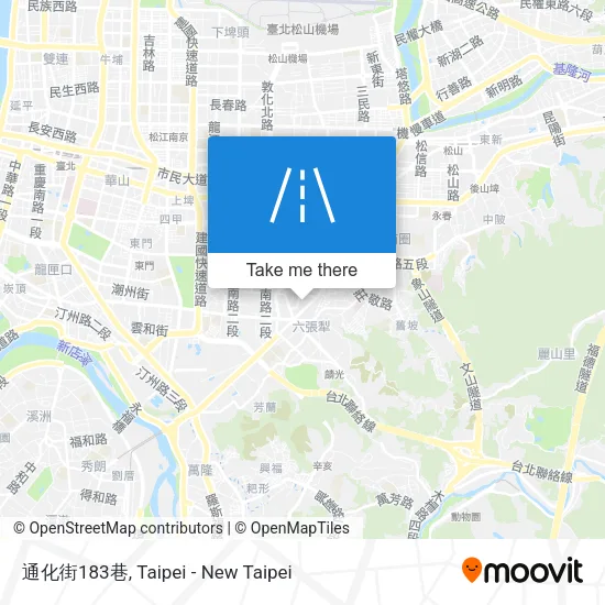 通化街183巷地圖