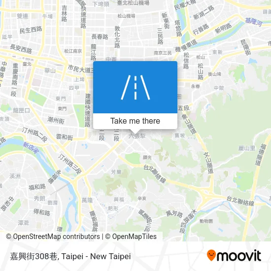 嘉興街308巷地圖