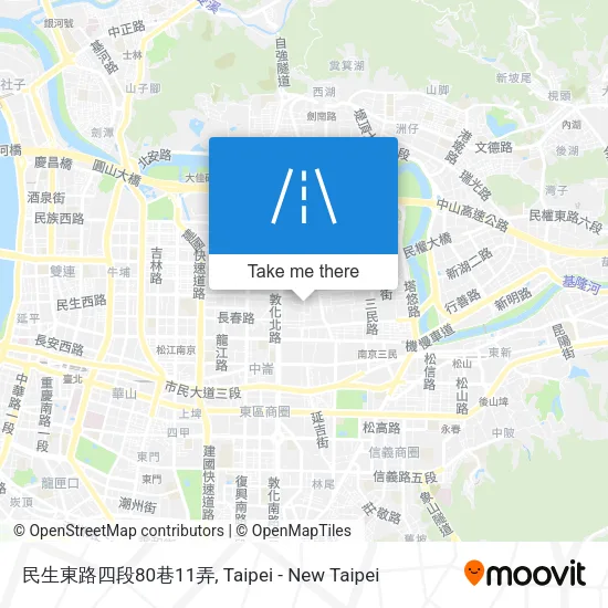 民生東路四段80巷11弄地圖
