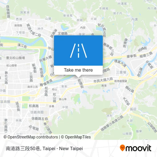 南港路三段50巷地圖