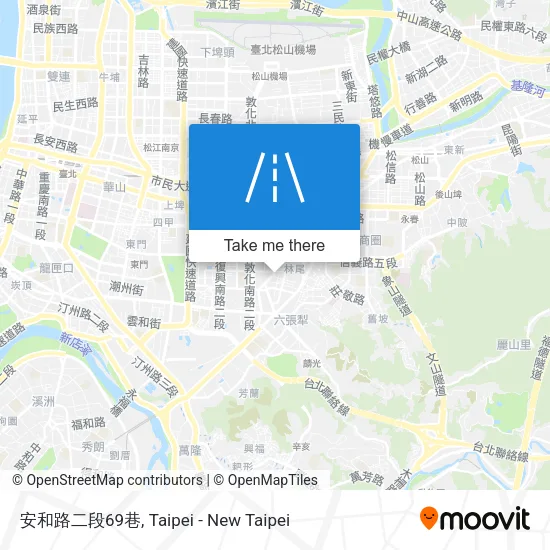 安和路二段69巷地圖