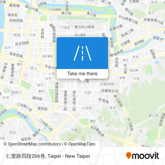 仁愛路四段266巷地圖