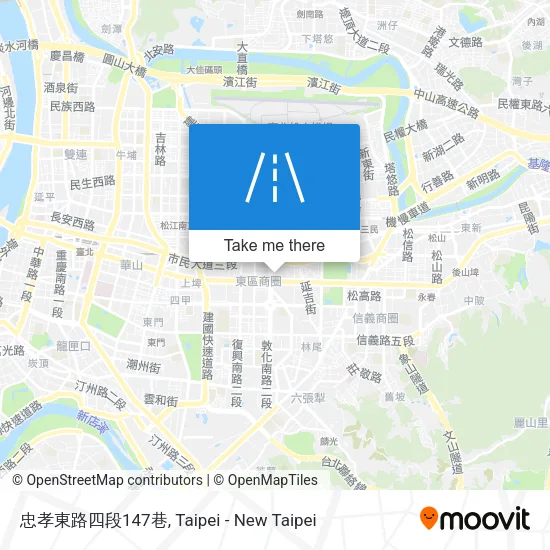 忠孝東路四段147巷地圖