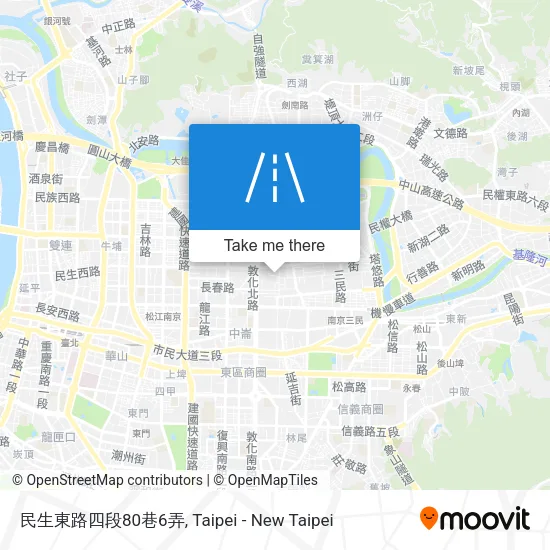 民生東路四段80巷6弄地圖