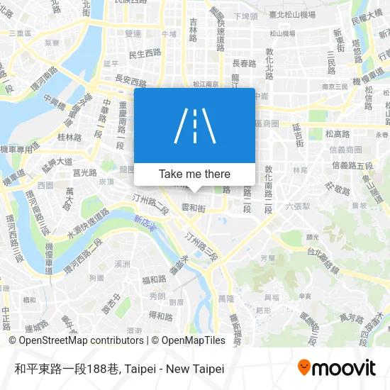 和平東路一段188巷地圖