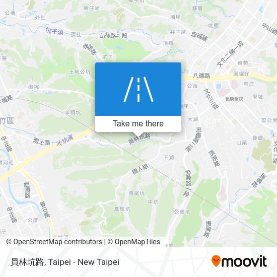 員林坑路地圖