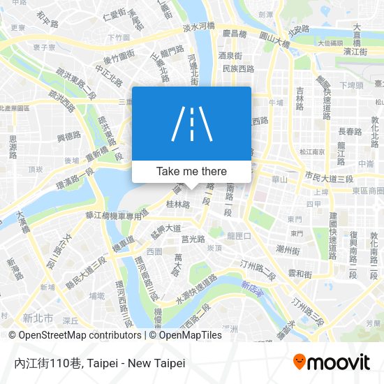 內江街110巷 map