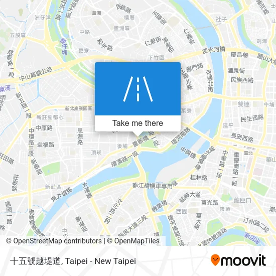 十五號越堤道 map