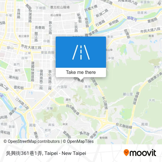 吳興街361巷1弄地圖