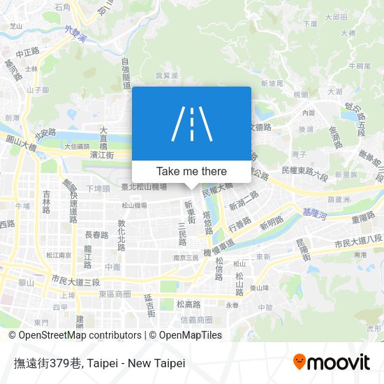 撫遠街379巷 map