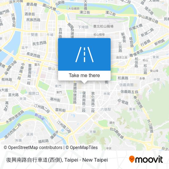 復興南路自行車道(西側) map