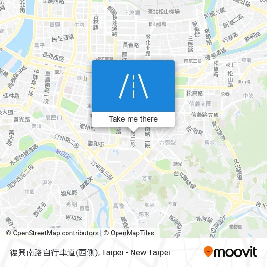 復興南路自行車道(西側) map