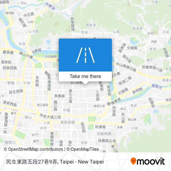 民生東路五段27巷9弄地圖