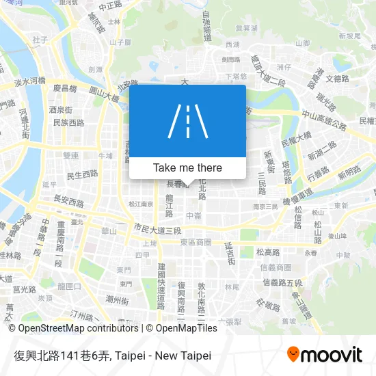 復興北路141巷6弄地圖