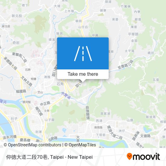 仰德大道二段70巷地圖