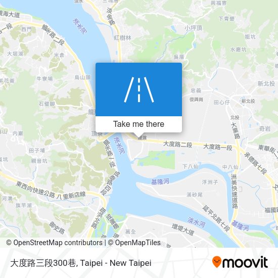 大度路三段300巷地圖
