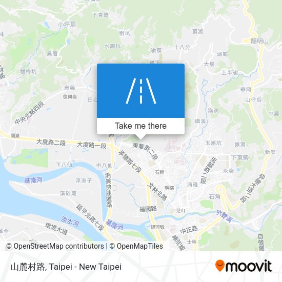 山麓村路地圖