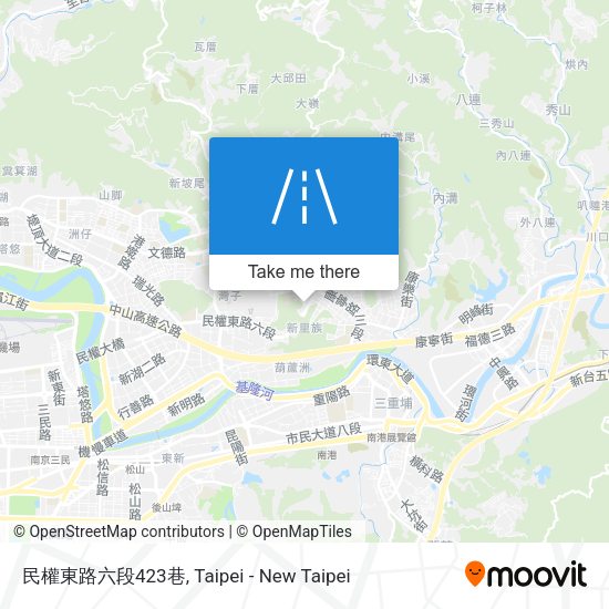 民權東路六段423巷 map