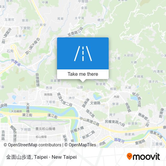 金面山歩道 map