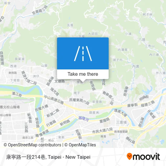 康寧路一段214巷地圖