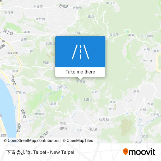 下青礐步道 map