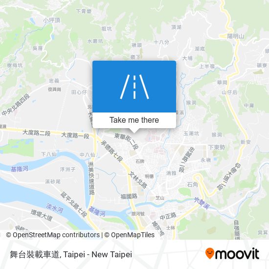 舞台裝載車道 map