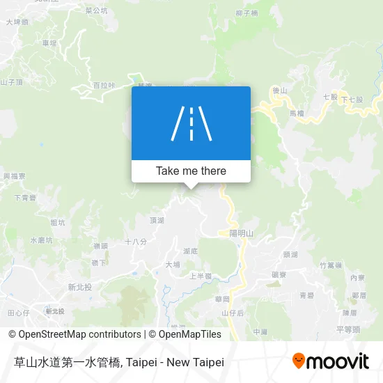 草山水道第一水管橋 map