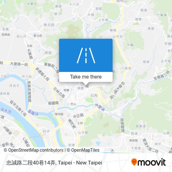 忠誠路二段40巷14弄 map