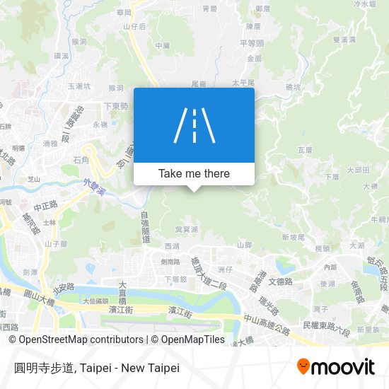 圓明寺步道地圖